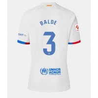 Camisa de Futebol Barcelona Alejandro Balde #3 Equipamento Secundário Mulheres 2023-24 Manga Curta